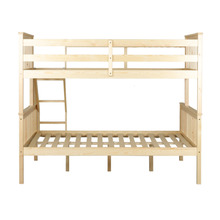 Karelia Pine Wood Single Over Double Bunk Bed